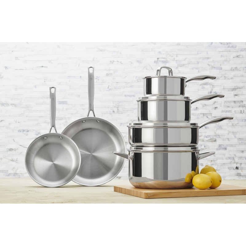 Henckels 10 Piece Stainless Steel Cookware Set & Reviews Wayfair